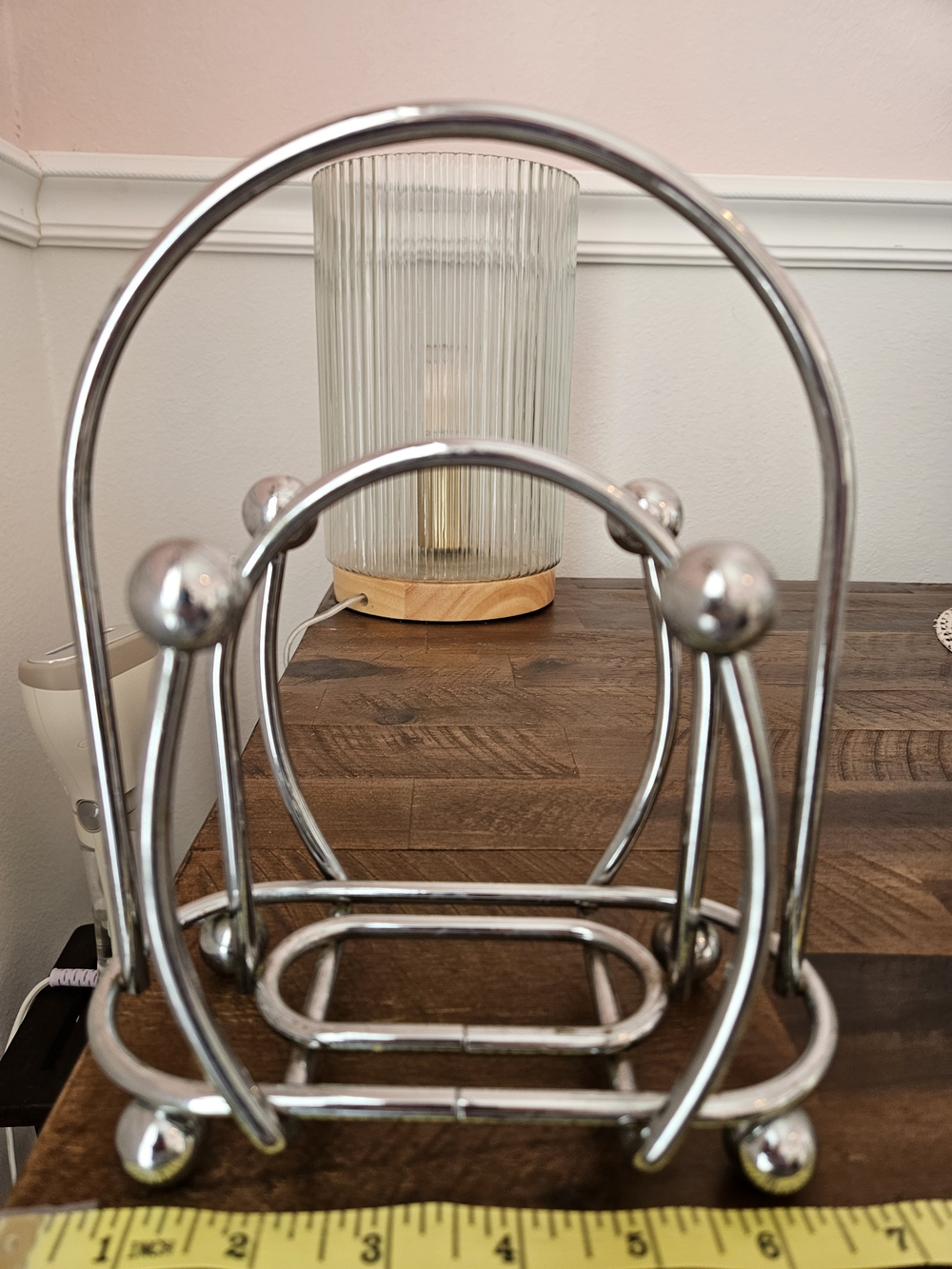 Chrome Napkin Holder - Sleek Silver Kitchen Accent
